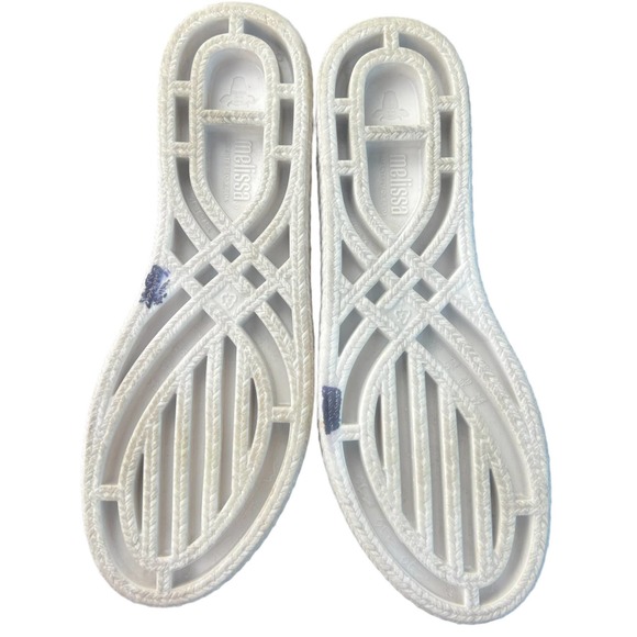 Melissa Camilla + Jason Wu woven open toe flats size 7 - Picture 8 of 11